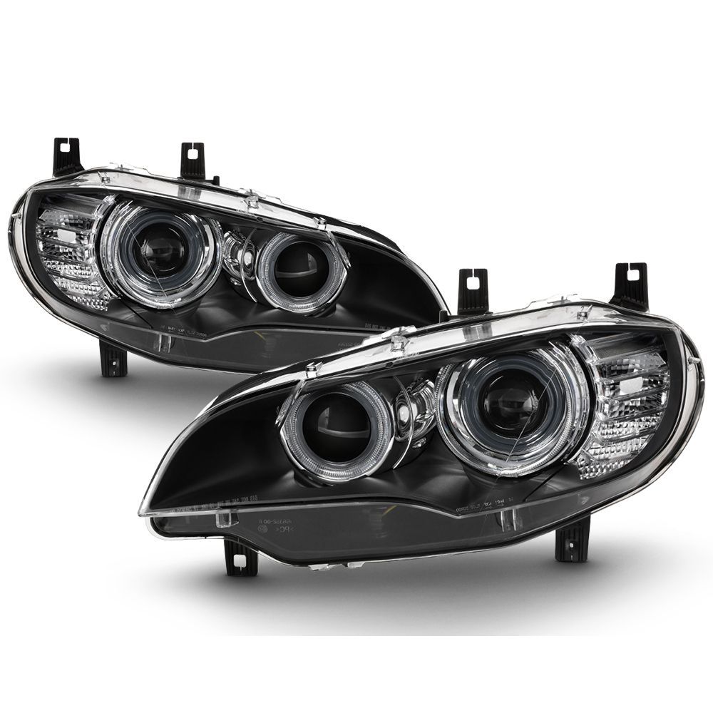 08 14 bmw e71 x6 hid xenon afs projector headlights pair 19