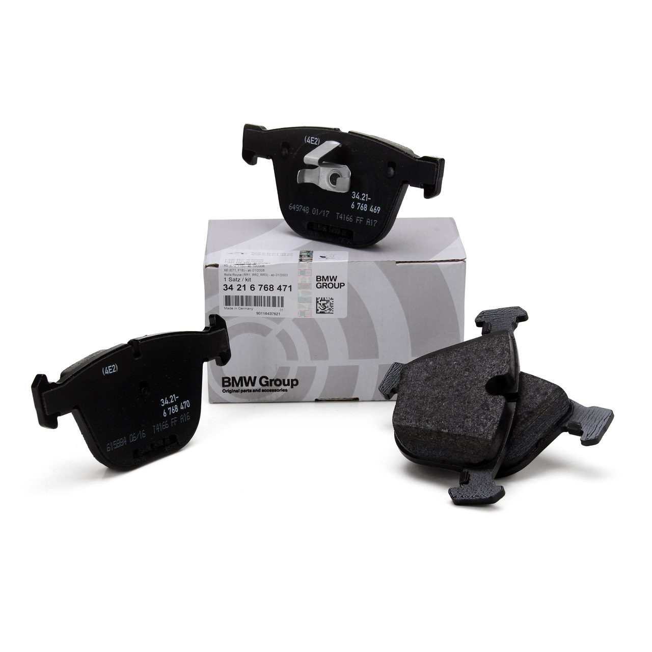BMW MINI BREMSBELAGSATZ SCHEIBENBREMSE 34216768471 BM931V513B 201907041157 99 1