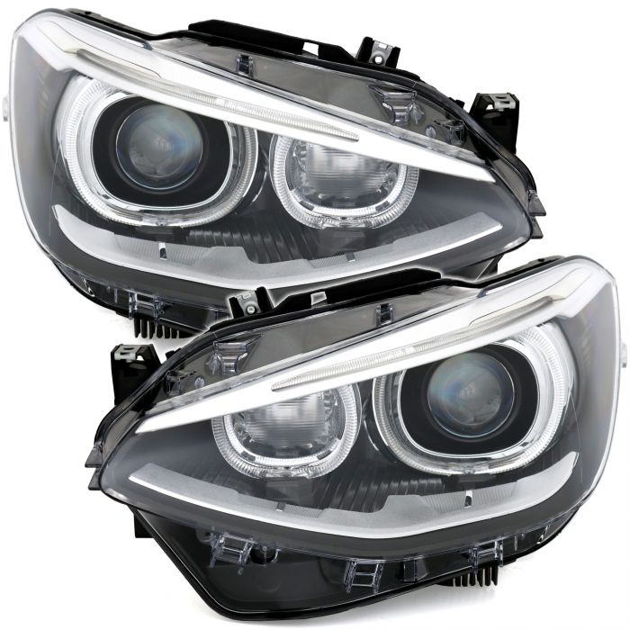 Front headlights for bmw 1 f20f21 xenon look pair