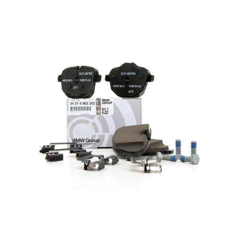 مجموعه لنت ترمز عقب بی ام و اصلی bmw 34216862202