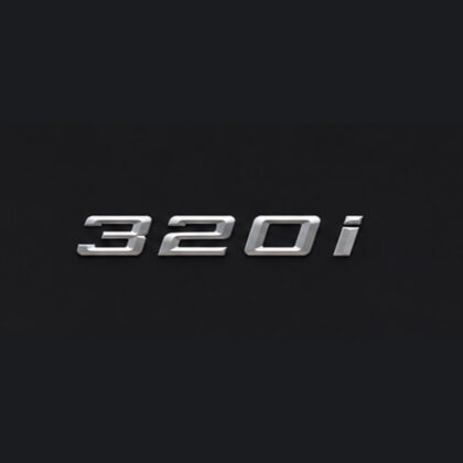 نوشته صندوق BMW 320