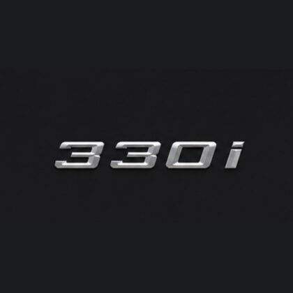 نوشته صندوق BMW 330