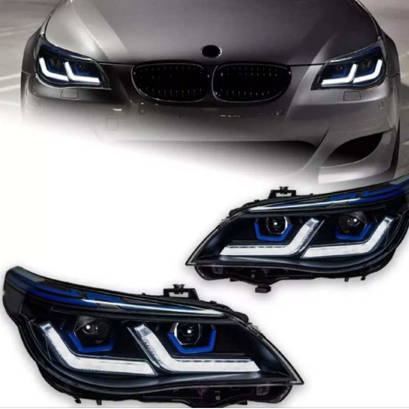 چراغ جلو e60 طرح لیزر لایت مناسب برای سری 5 از سال 2005 الی 2008 1